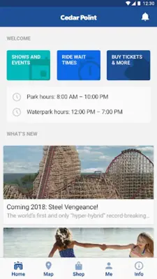 Cedar Point android App screenshot 6